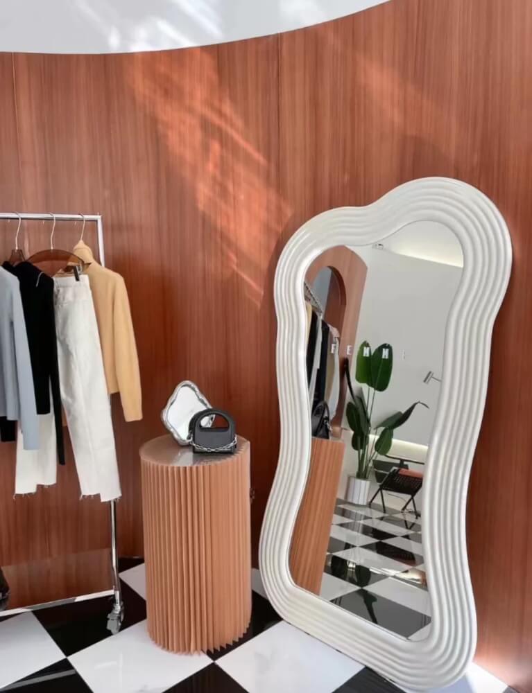 กระจกตั้งพื้น MY DOLLD HOUSE ZENN 160 CM. สีขาว